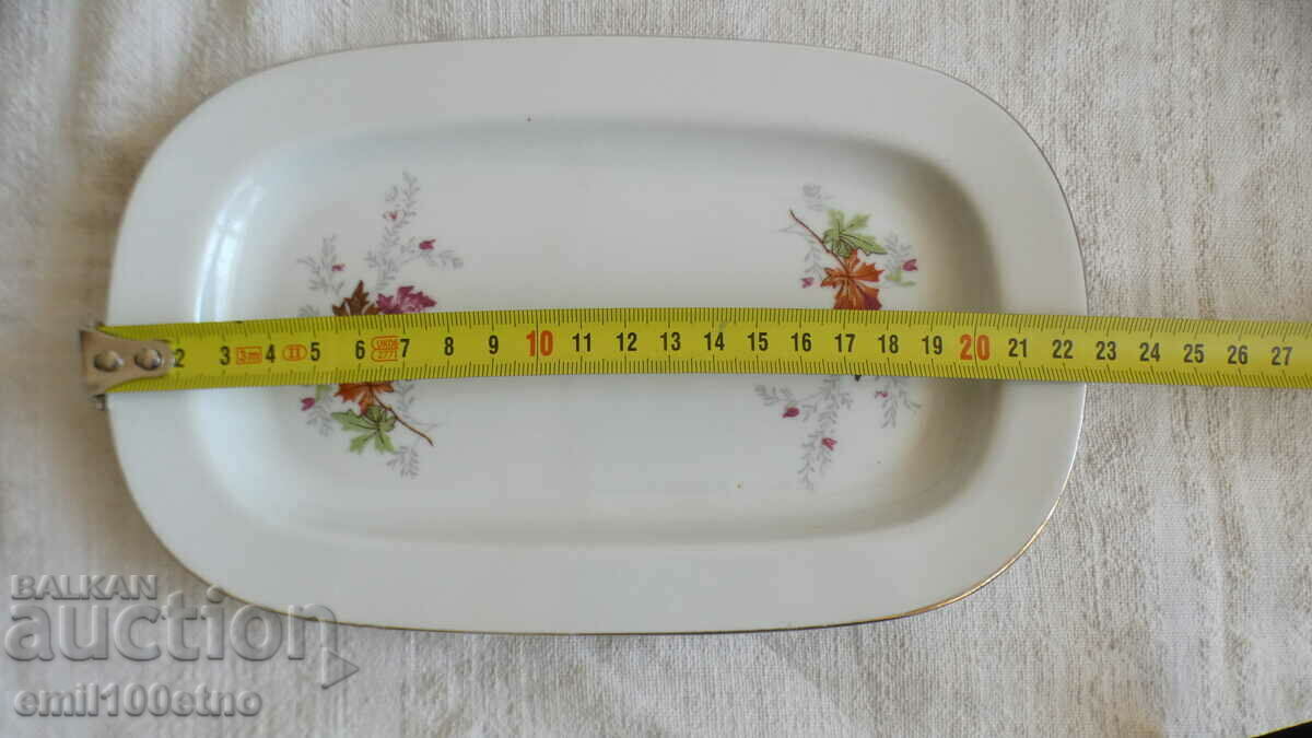 Farfurie aperitiv din portelan vechi bulgaresc Isis - 6