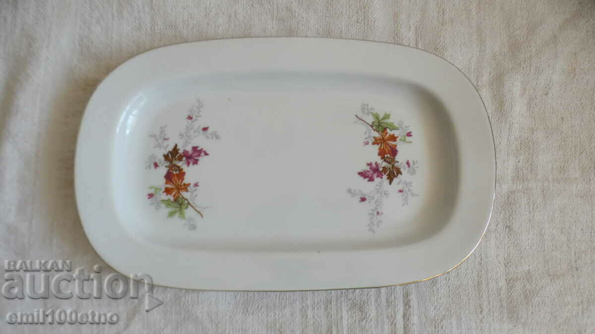 Appetizer plate old Bulgarian porcelain Isis