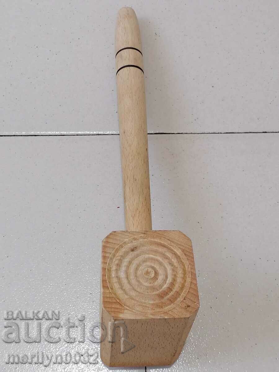 Стар дървен чук за ПЪРЖОЛИ инструмент дървения - 5 Стар дървен чук за ПЪРЖОЛИ инструмент дървения - 5
