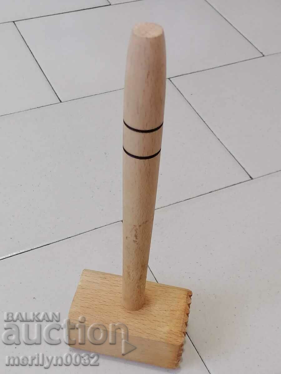 Стар дървен чук за ПЪРЖОЛИ инструмент дървения - 6 Стар дървен чук за ПЪРЖОЛИ инструмент дървения - 6