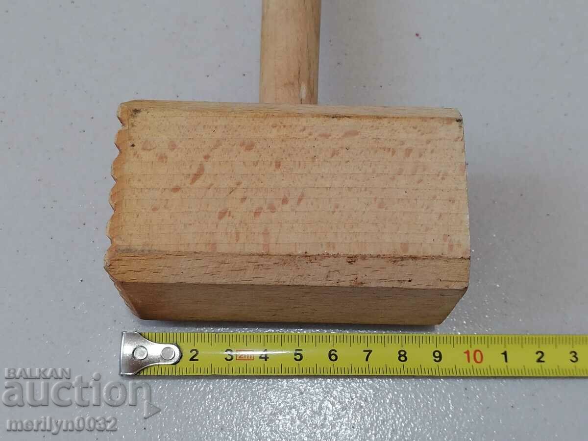 Стар дървен чук за ПЪРЖОЛИ инструмент дървения - 7 Стар дървен чук за ПЪРЖОЛИ инструмент дървения - 7