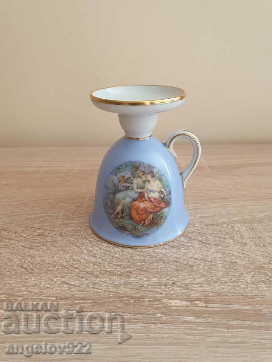 A beautiful HACKEFORS porcelain candle holder