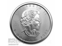 1 ουγκιά Silver Maple Leaf - 2023 με την Elizabeth II