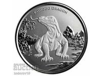 1 oz Silver Komodo Varan 2022 - ostr. Tokelau