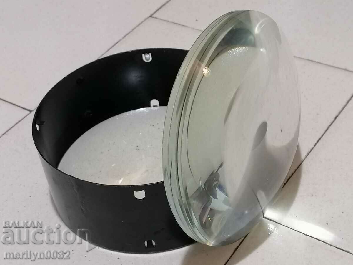 2 pieces of magnifiers 130 mm magnifier magnifying glass glasses GDR - 6