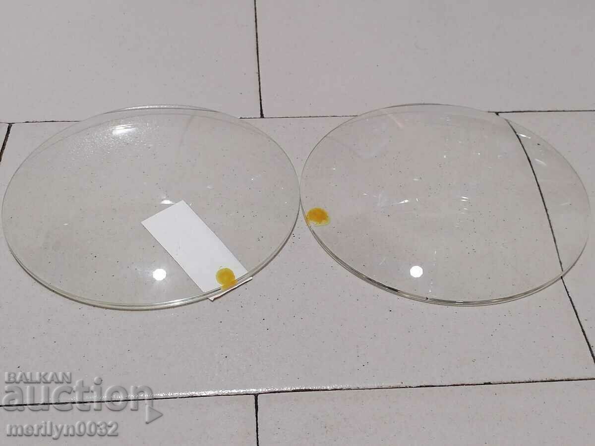 2 pieces of magnifiers 160/35 mm magnifier magnifying glass glasses GDR