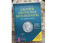 German brand new catalog for coins from the period 1800 to 2022.