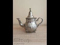 Old Arabic metal teapot with markings!