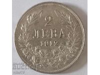 SILVER COIN OF 2 LEVA 1912