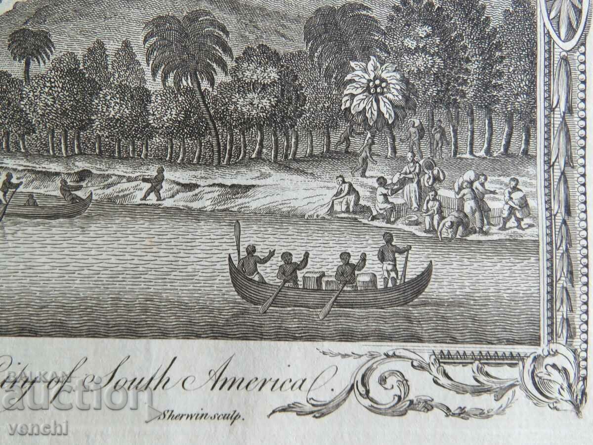 1782 - ENGRAVING - SALVADOR, SOUTH AMERICA - ORIGINAL - 5