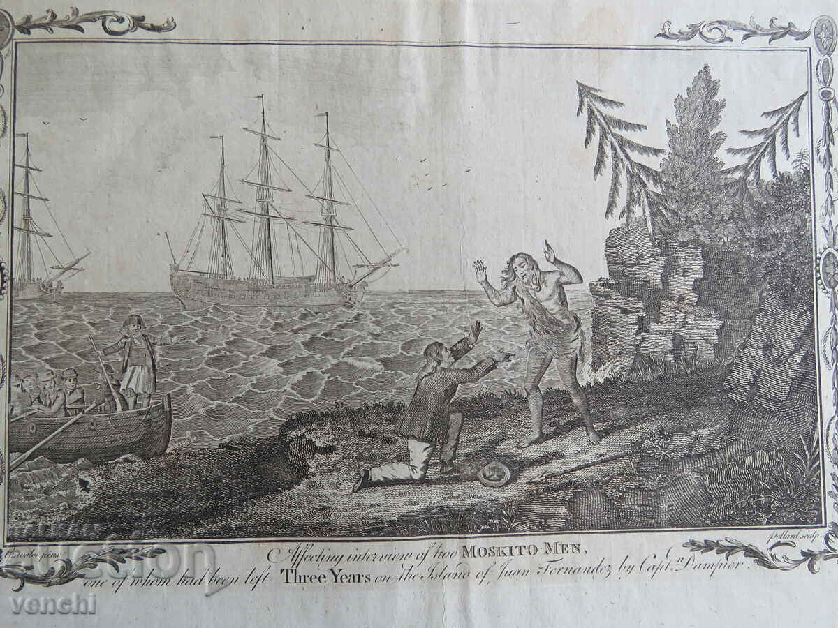 1785 - GRAVURĂ - MOSKITO MEN - ORIGINAL cu preț € 34.99 | 68.43 BGN 1785 - GRAVURĂ - MOSKITO MEN - ORIGINAL cu preț € 34.99 | 68.43 BGN