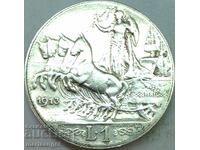 1 лира 1913 Италия сребро 2
