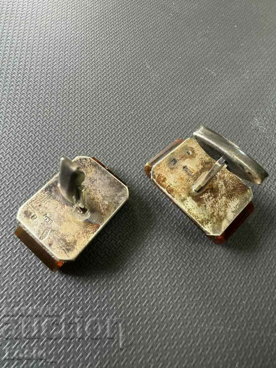 Old silver cuffs with amber with price 45.00 BGN | € 23.01 Old silver cuffs with amber with price 45.00 BGN | € 23.01