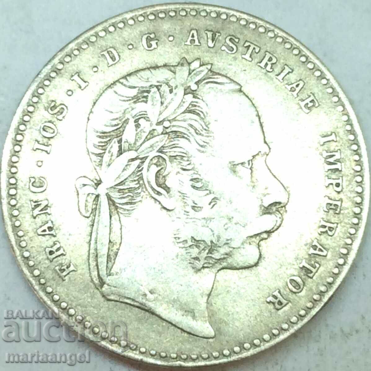 Austria 20 Kreuzer 1868 Franz Joseph I Argint