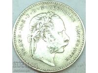 Austria 20 Kreuzer 1868 Franz Joseph I Silver