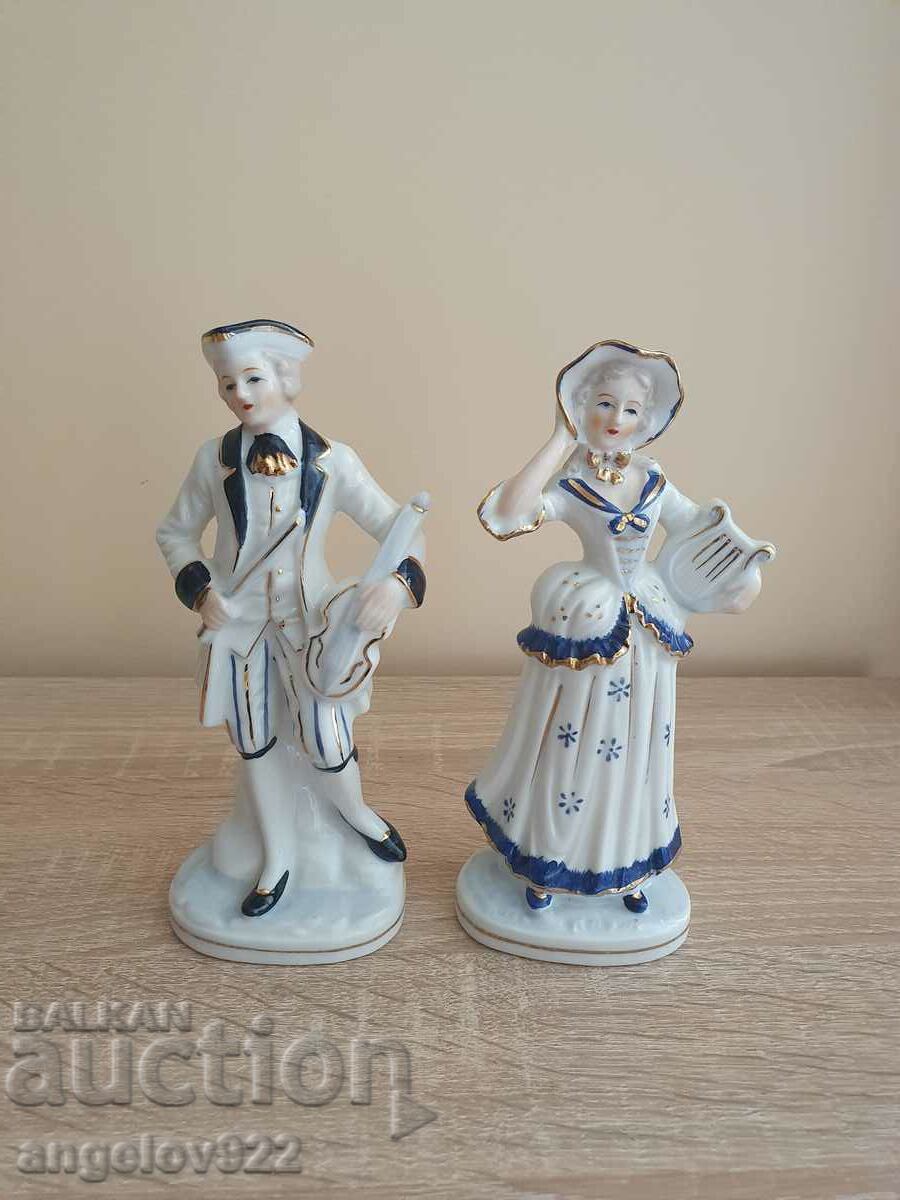 Two porcelain figures with markings!