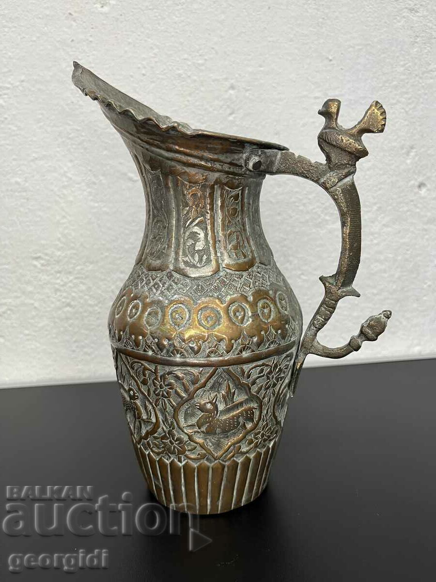 Unique Ottoman Copper Jug. #5310