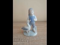 Porcelain figure figurine Nils Holgersson Garden