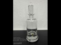 Lead crystal glass bottle. #5313