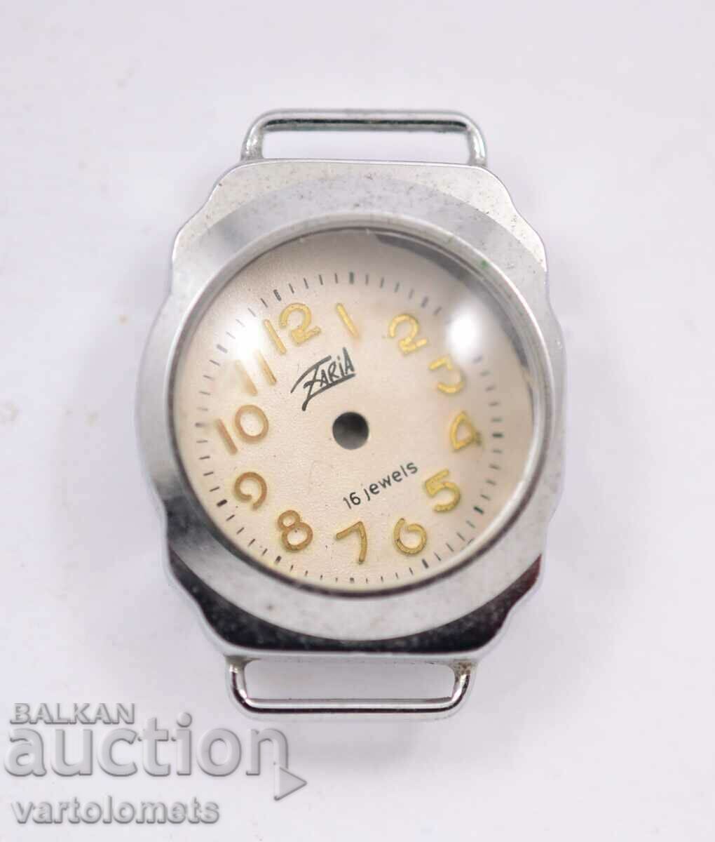 Carcasă și cadran pentru ceas de damă ZARYA - nefolosite