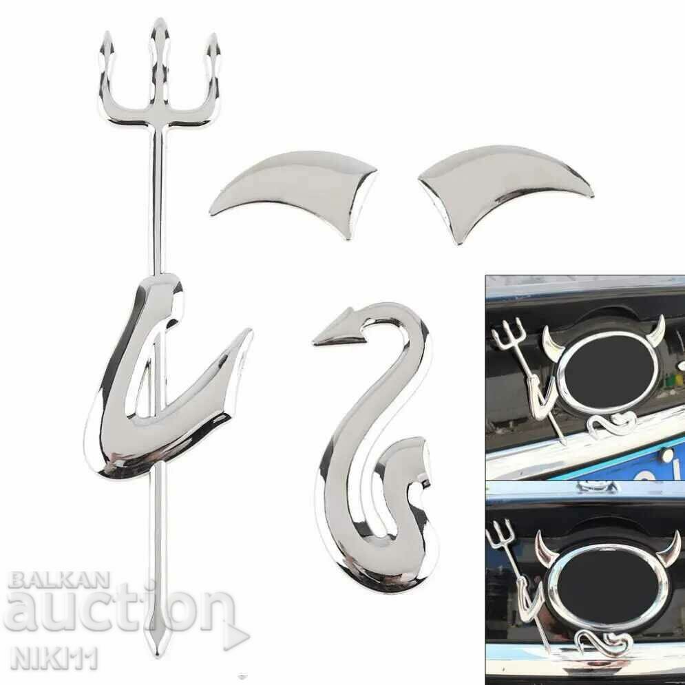 Auction Devil sticker for a car, devil sticker emblem Auction Devil sticker for a car, devil sticker emblem