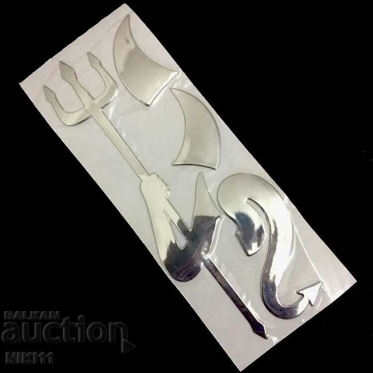 Delivery of Devil sticker for a car, devil sticker emblem Delivery of Devil sticker for a car, devil sticker emblem