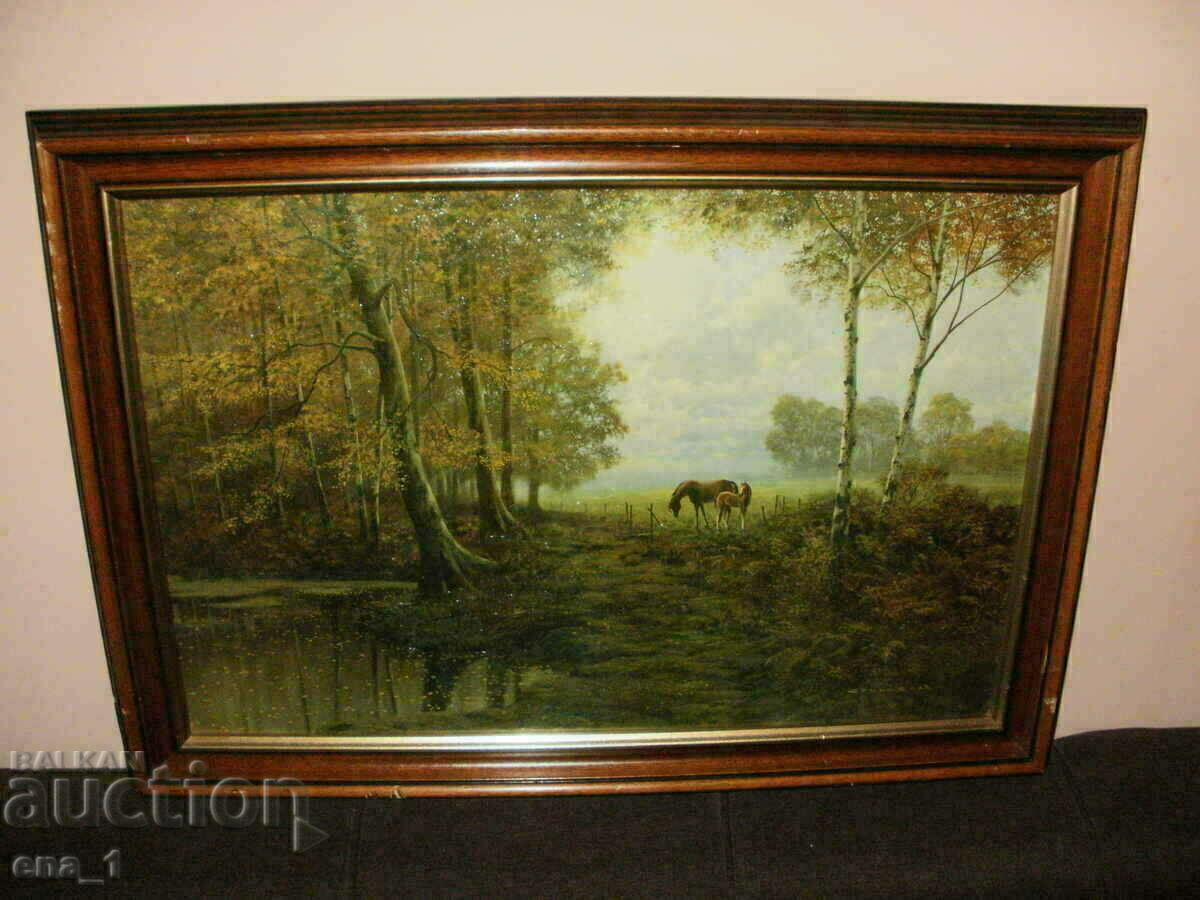 "On the Edge of the Woods", framed color print by Gerald Coulson - 6 "On the Edge of the Woods", framed color print by Gerald Coulson - 6