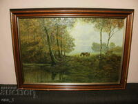 "On the Edge of the Woods", framed color print by Gerald Coulson