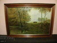 "On the Edge of the Woods", framed color print by Gerald Coulson