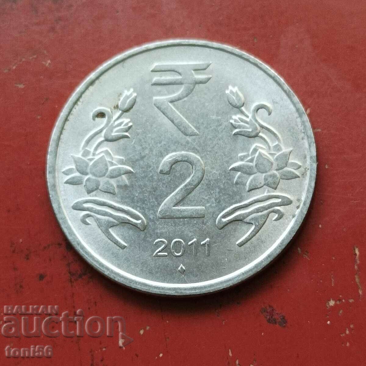 India 2 Rupees 2011