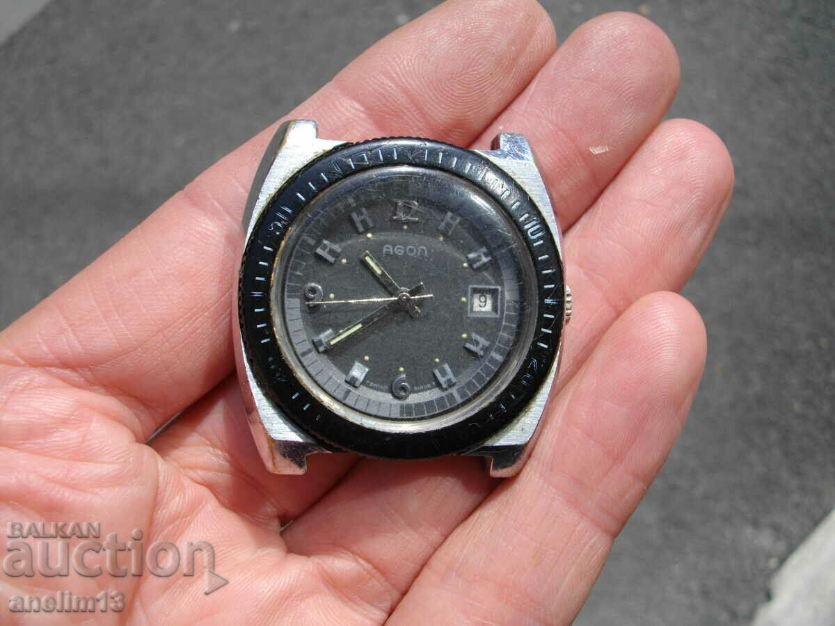 Auction  AGON SWISS COLLECTIBLE DIVING WATCH