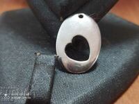 Μεταλλικό μενταγιόν καρδιά