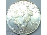 USA 1 Dollar 1994 Soccer - World Cup PROOF 26.74y Ag