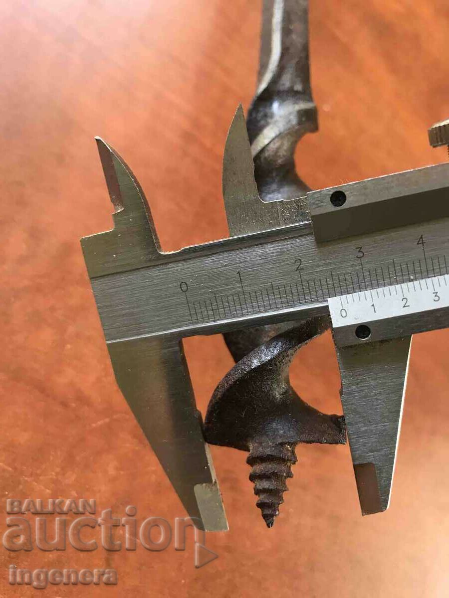 BOMAGINA TÂMPIER - SCULĂ FORJATĂ ANTICĂ F25 MM - 5