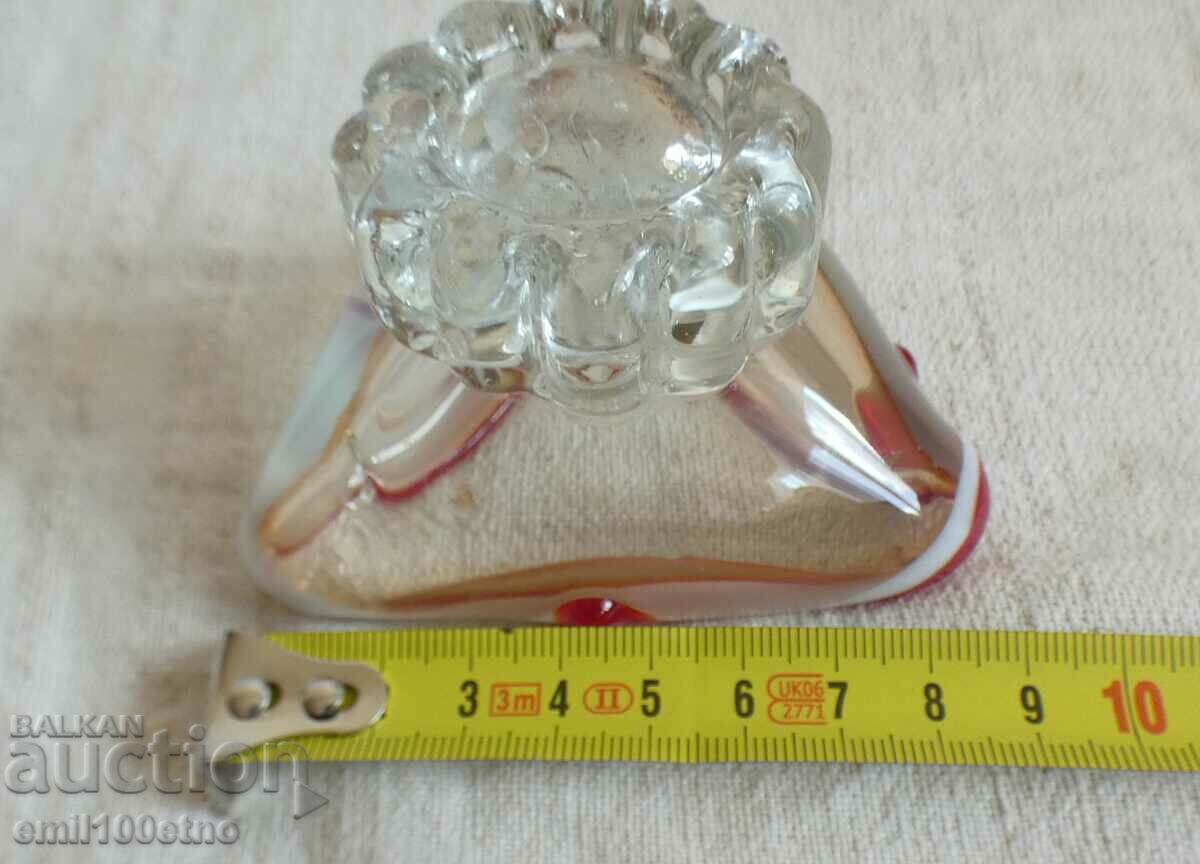 Μικρό χρωματιστό γυάλινο τασάκι χειροποίητο - 6 Μικρό χρωματιστό γυάλινο τασάκι χειροποίητο - 6