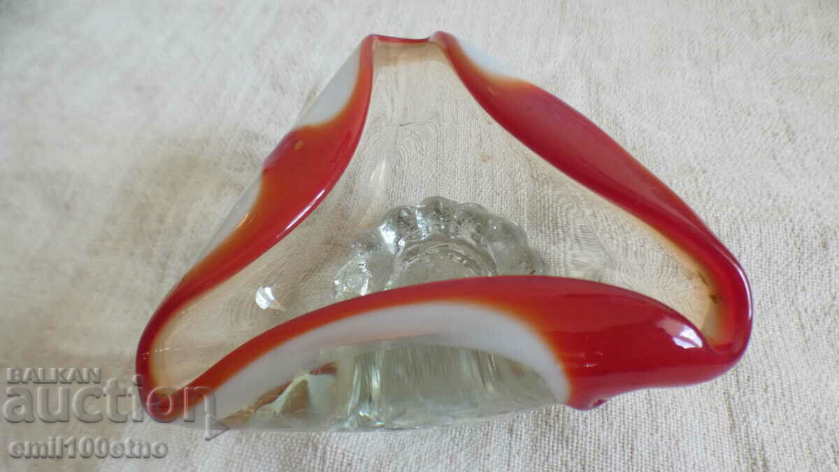 Μικρό χρωματιστό γυάλινο τασάκι χειροποίητο - 7 Μικρό χρωματιστό γυάλινο τασάκι χειροποίητο - 7