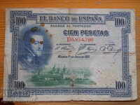 100 Pesetas 1925 - Spain ( G )