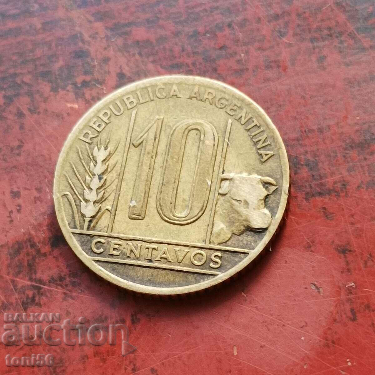 Argentina 10 centavos 1945