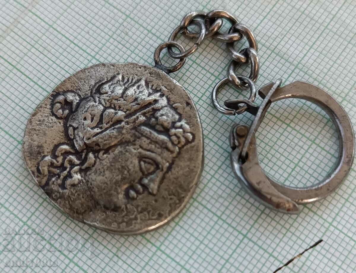 Keychain Ancient Macedonian coin with price 6.00 BGN | € 3.07 Keychain Ancient Macedonian coin with price 6.00 BGN | € 3.07