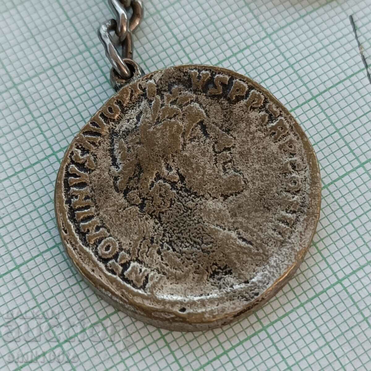 Auction Keychain Ancient Roman coin Auction Keychain Ancient Roman coin