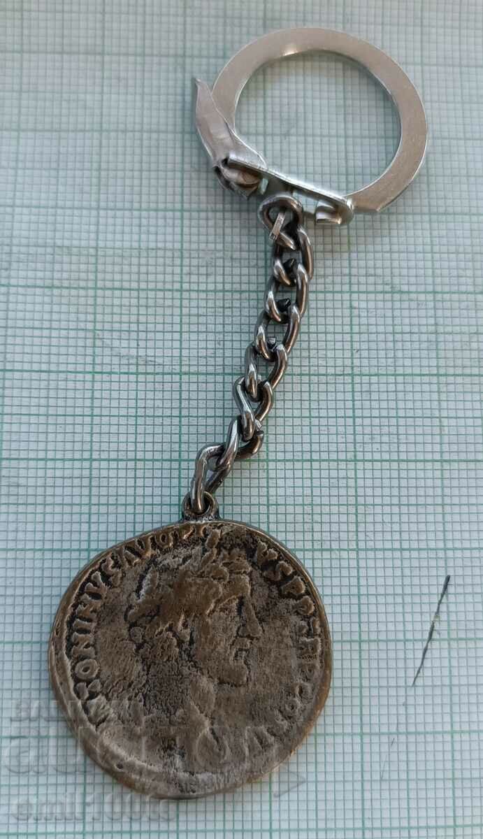 Ключодържател Антична римска монета
