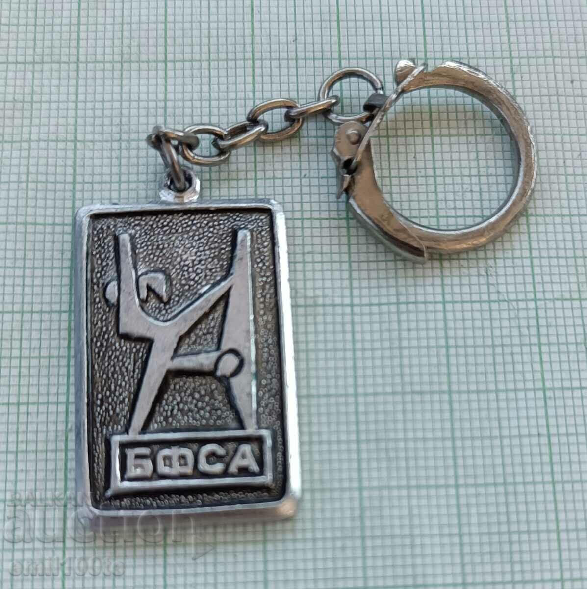 Breloc BFSA Federația bulgară de acrobație sportivă