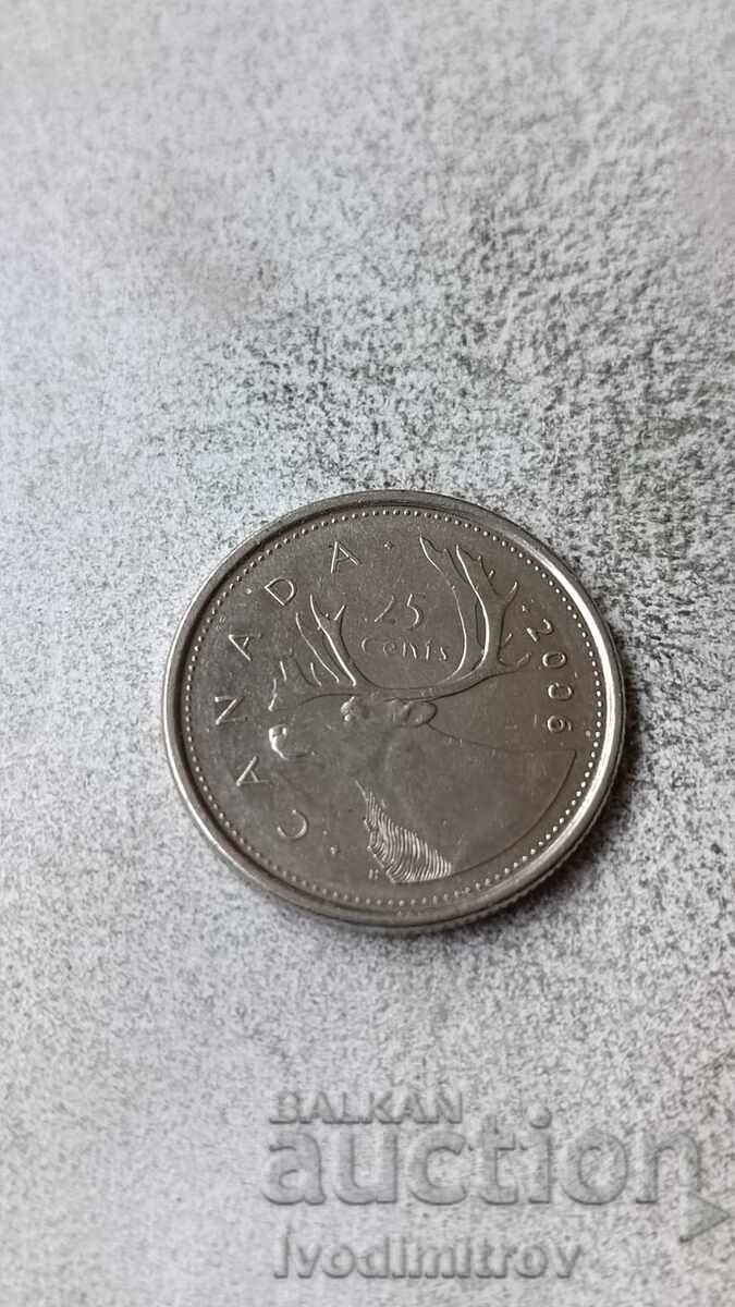 Канада 25 цента 2006 L