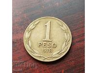 Chile 1 peso 1978