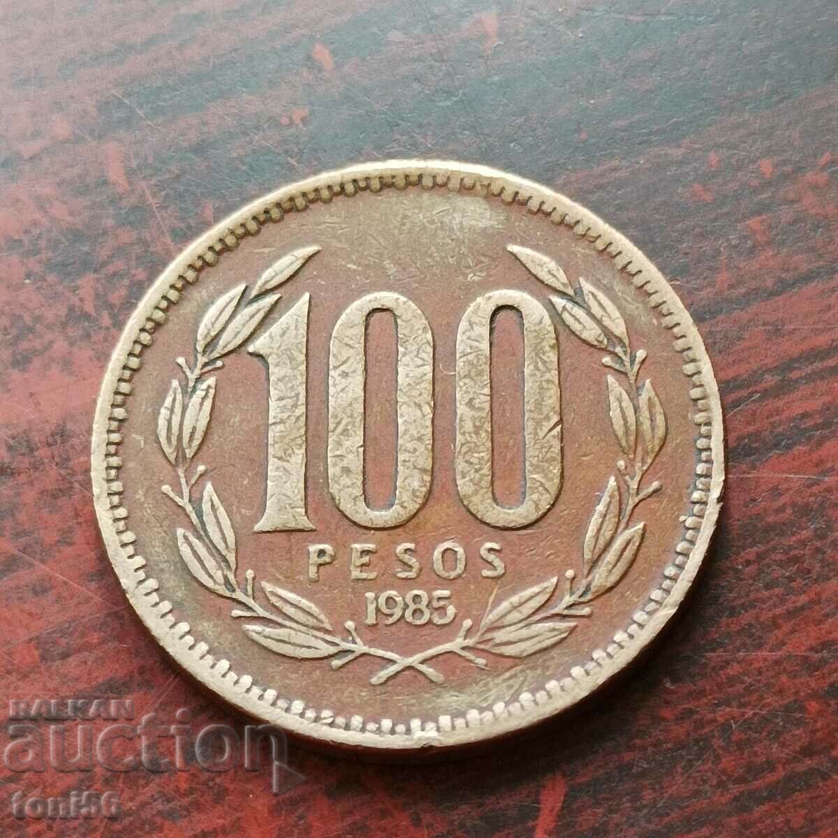 Chile 100 pesos 1985
