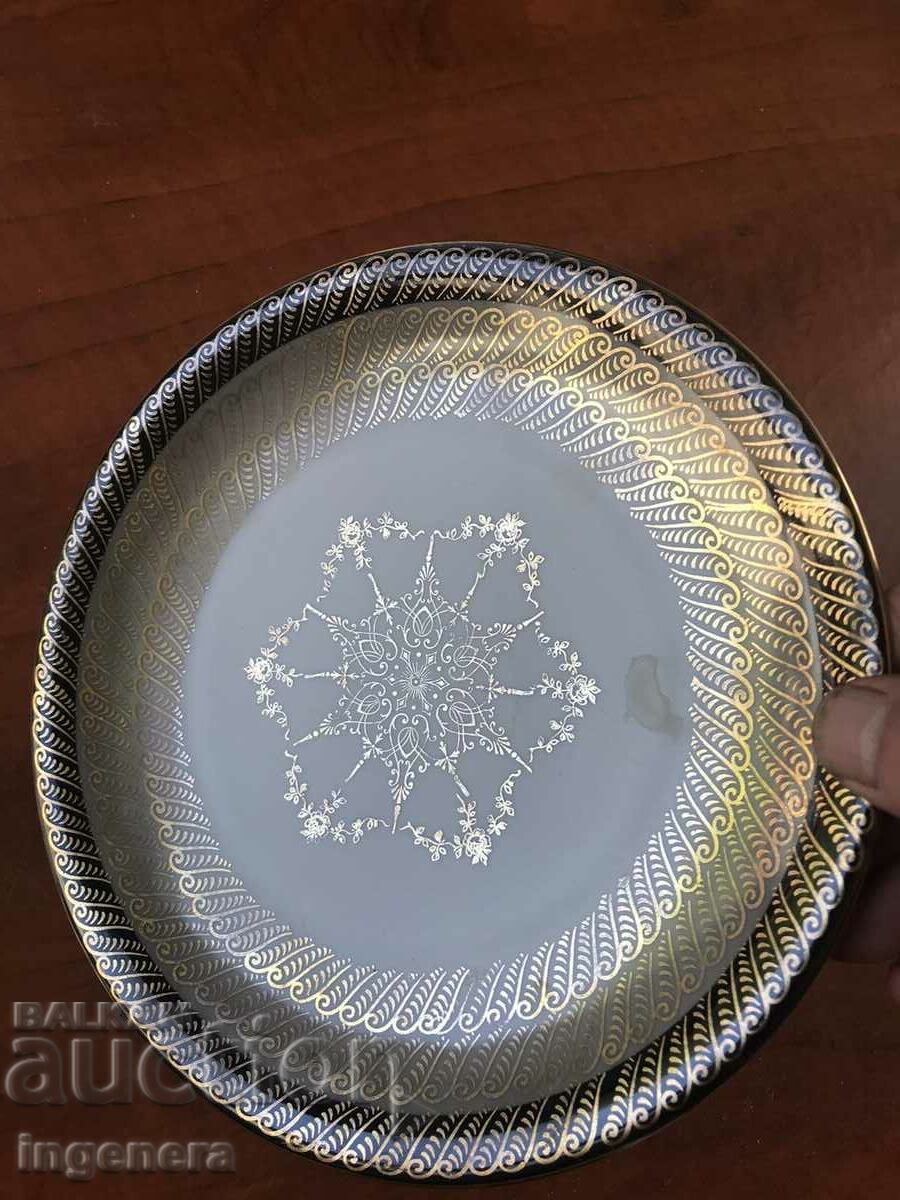 PORCELAIN PLATE BAVARIAN PORCELAIN GERMANY with price 15.00 BGN | € 7.67 PORCELAIN PLATE BAVARIAN PORCELAIN GERMANY with price 15.00 BGN | € 7.67