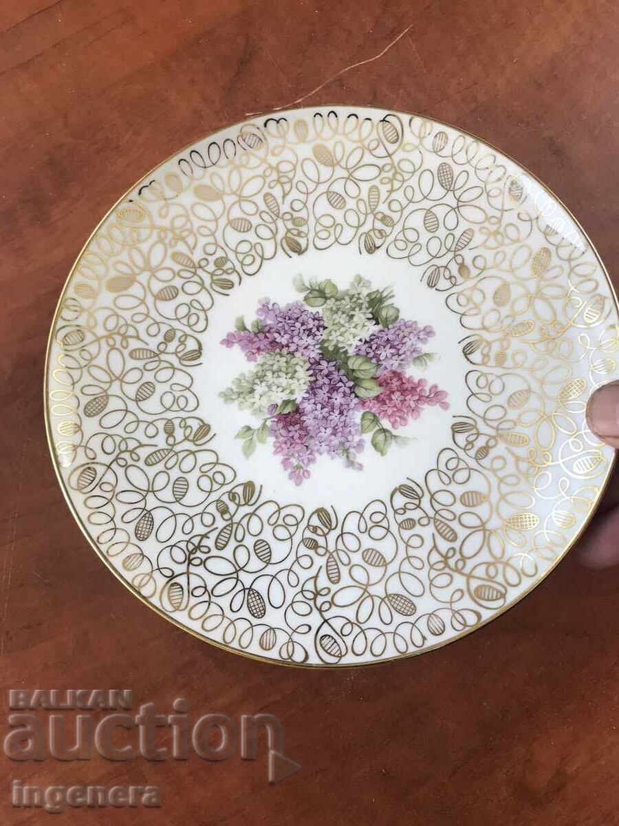 PORCELAIN PLATE BAVARIAN PORCELAIN GERMANY - 6 PORCELAIN PLATE BAVARIAN PORCELAIN GERMANY - 6