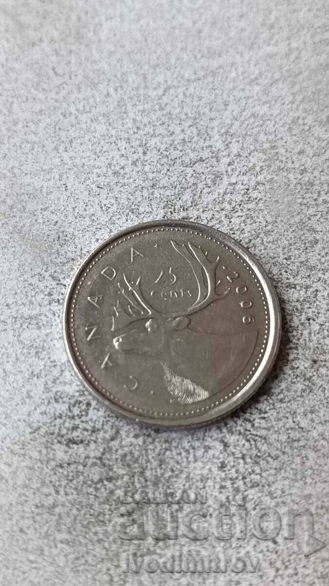 Canada 25 cents 2006 P