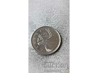 Канада 25 цента 2014