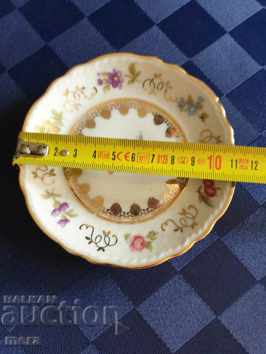 Small porcelain saucer-Bavaria with price 15.00 BGN | € 7.67 Small porcelain saucer-Bavaria with price 15.00 BGN | € 7.67